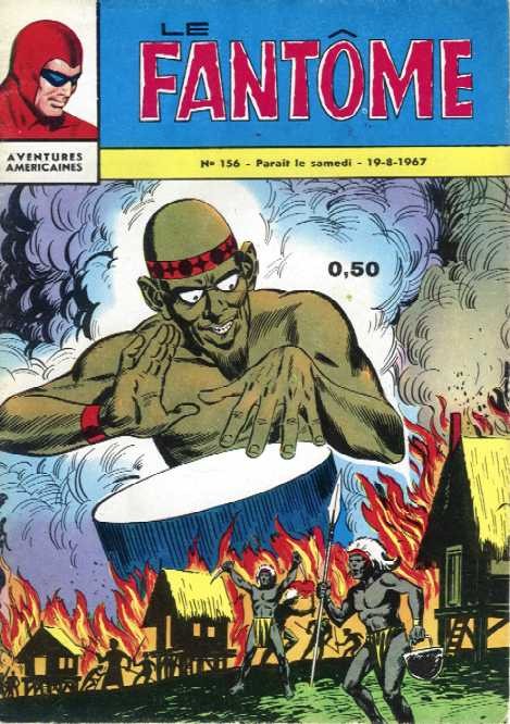 Couverture de Le fantôme (1re Série - Aventures Américaines) -156- Le tambour de Timpenni