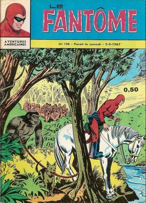 Couverture de Le fantôme (1re Série - Aventures Américaines) -158- Buster, le gorille chauve