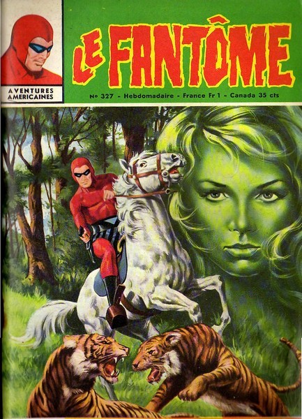 Couverture de Le fantôme (1re Série - Aventures Américaines) -327- La femme sauvage 1/2