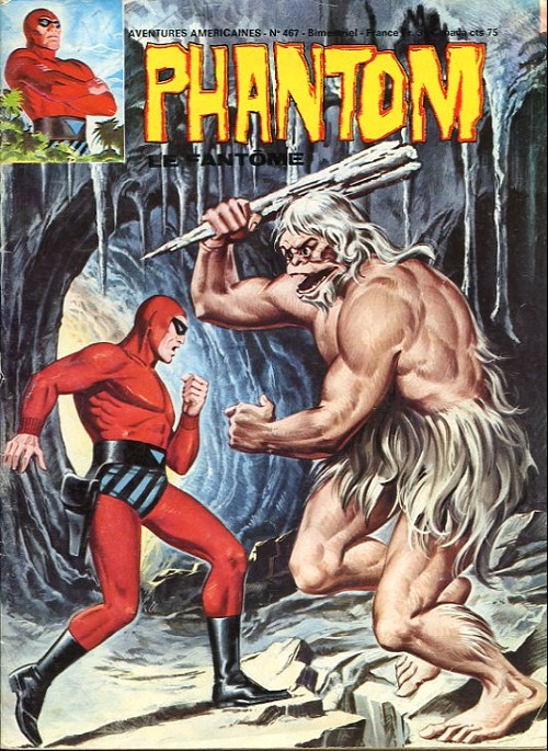 Couverture de Le fantôme (1re Série - Aventures Américaines) -467- La caverne du monstre