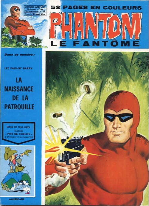 Couverture de Le fantôme (1re Série - Aventures Américaines) -444- La naissance de la patrouille