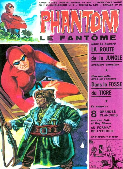 Couverture de Le fantôme (1re Série - Aventures Américaines) -394- La route de la jungle