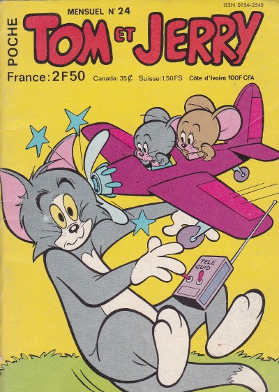 Couverture de Tom et Jerry (Poche) -24- La souris télécommandée