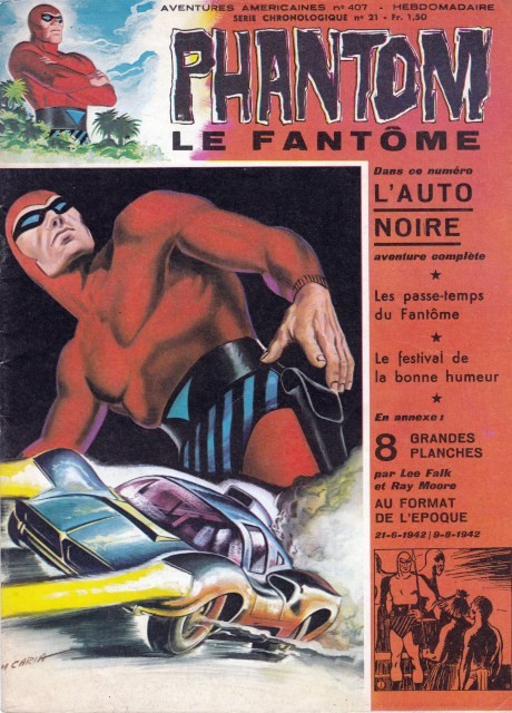 Couverture de Le fantôme (1re Série - Aventures Américaines) -407- L'auto noire