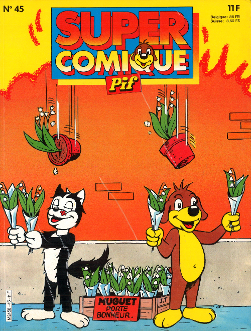 Couverture de Pif (Super Comique / Spécial Grandes Aventures de Pif et Hercule) -45- Pif et Hercule enquêtent