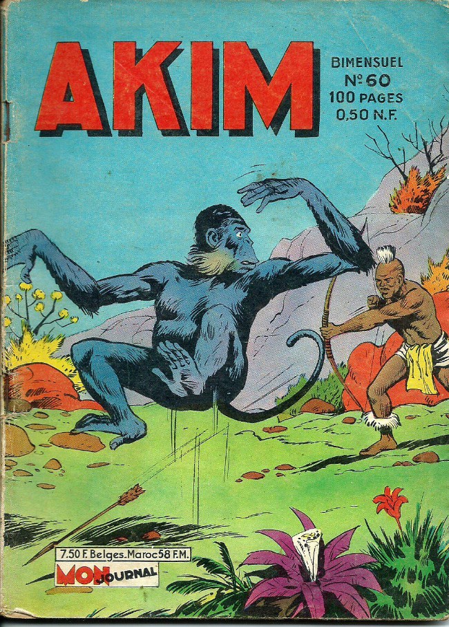 Couverture de Akim (1re série - Aventures et Voyages) -60- Zig mène le jeu