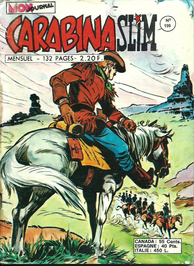 Couverture de Carabina Slim -106- Alerte sur la frontière