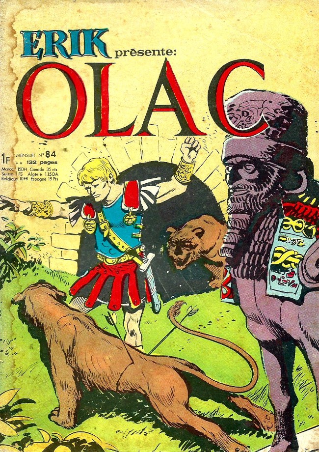 Couverture de Olac le gladiateur -84- Numéro 84