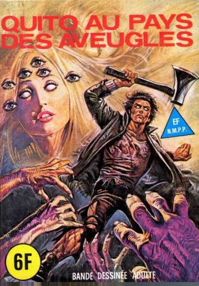 Couverture de Série Jaune (Elvifrance) -63- Quito au pays des aveugles