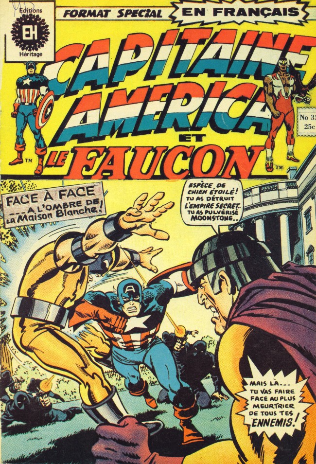 Couverture de Capitaine America (Éditions Héritage) -35- ... Avant l'aube!