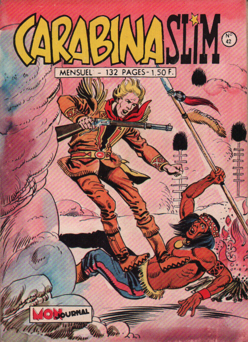 Couverture de Carabina Slim -42- L'homme au masque rouge