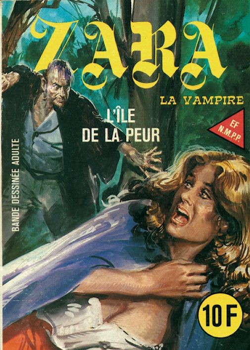 Couverture de Zara la vampire -110- L'île de la peur