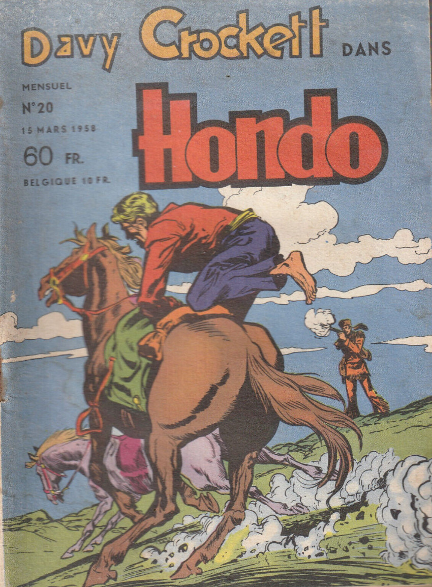 Couverture de Hondo (Davy Crockett puis) -20- Davy Crockett : Le pont tragique