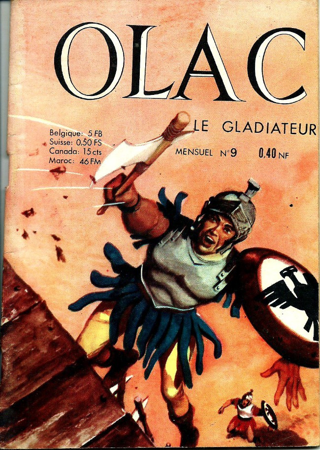 Couverture de Olac le gladiateur -9- Numéro 9