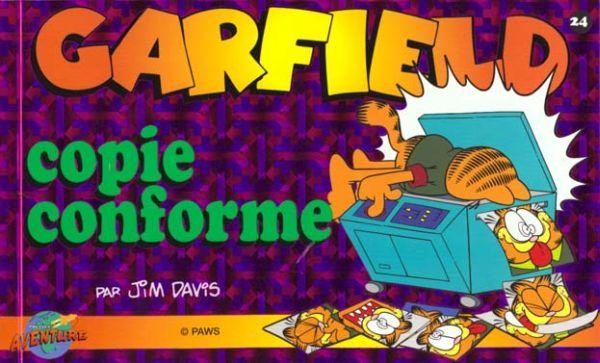 Couverture de Garfield (Presses Aventure - à l'italienne) -24- Copie Conforme