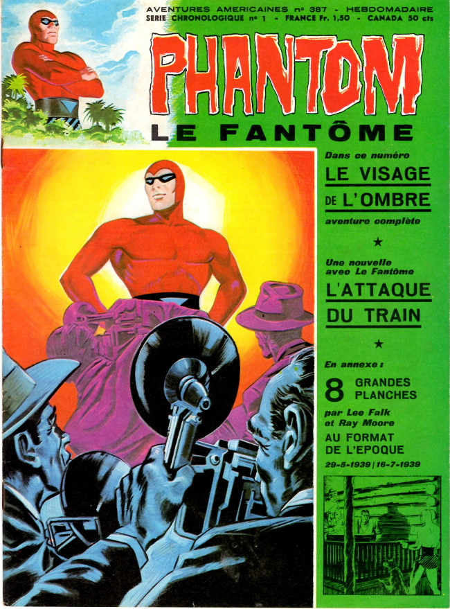 Couverture de Le fantôme (1re Série - Aventures Américaines) -387- Le Visage de l'Ombre
