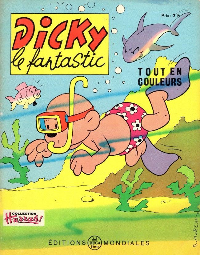 Couverture de Dicky le fantastic (2e Série - tout en couleurs) -26- Dicky sous les eaux