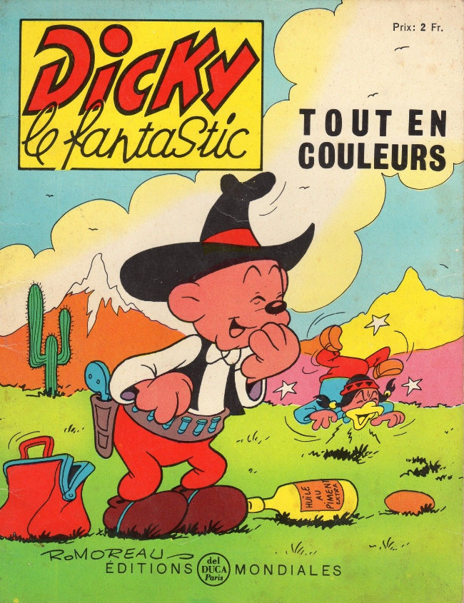Couverture de Dicky le fantastic (2e Série - tout en couleurs) -13- Dicky cow-boy