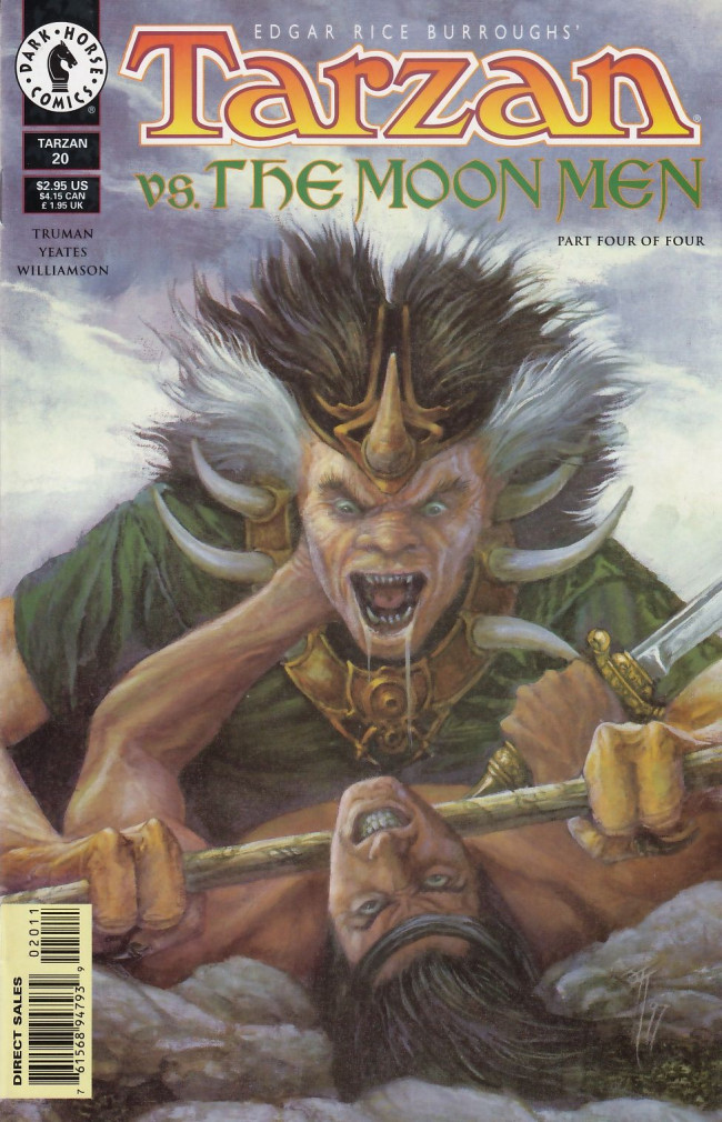 Couverture de Tarzan (1996) -20- Tarzan vs. the Moon Men Part Four of Four