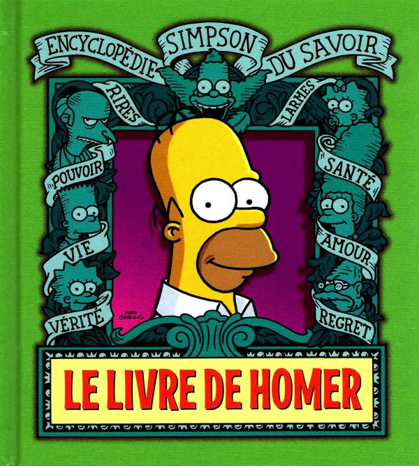 Couverture de Simpson (Encyclopédie du savoir) - Le Livre de Homer