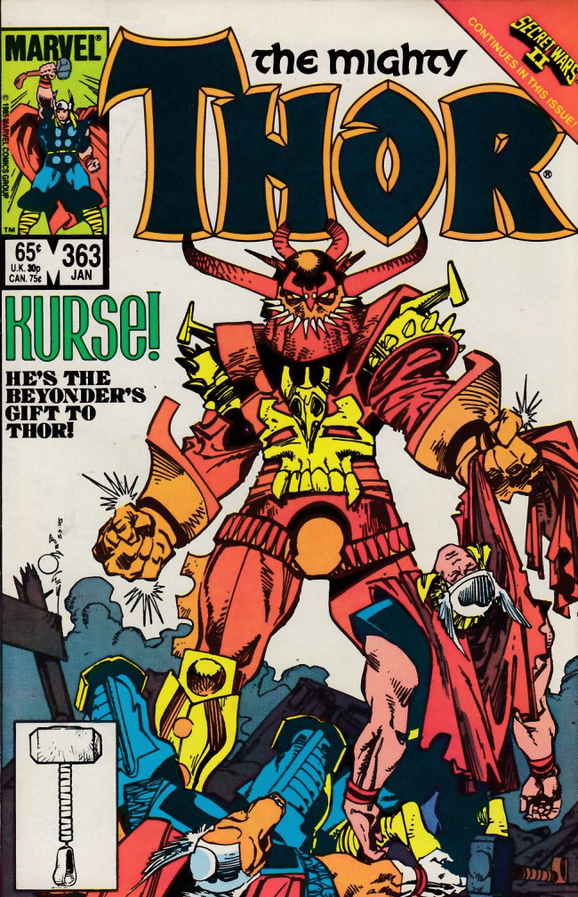 Couverture de Thor Vol.1 (1966) -363- This Kursed Earth...!