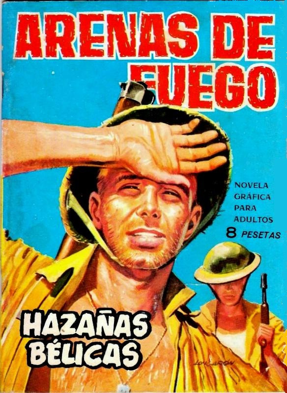 Couverture de Hazañas bélicas (Vol.07 - 1961) -57- Arenas de fuego