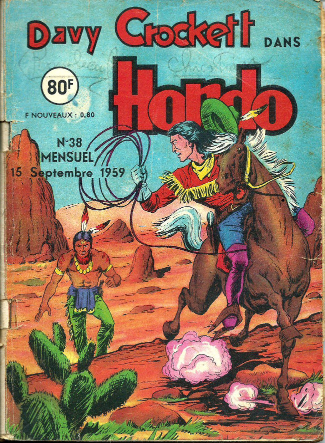 Couverture de Hondo (Davy Crockett puis) -38- La loi du Far-West