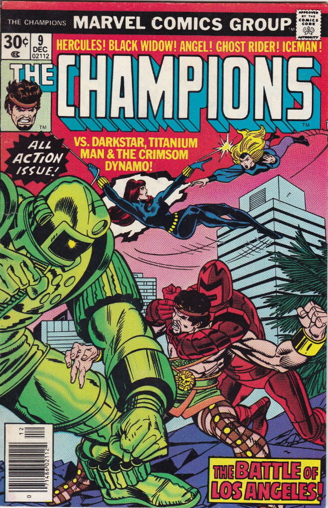 Couverture de The champions Vol.1 (1975) -9- The Battle of Los Angeles!
