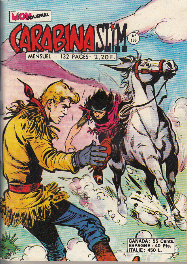 Couverture de Carabina Slim -108- La mission perdue