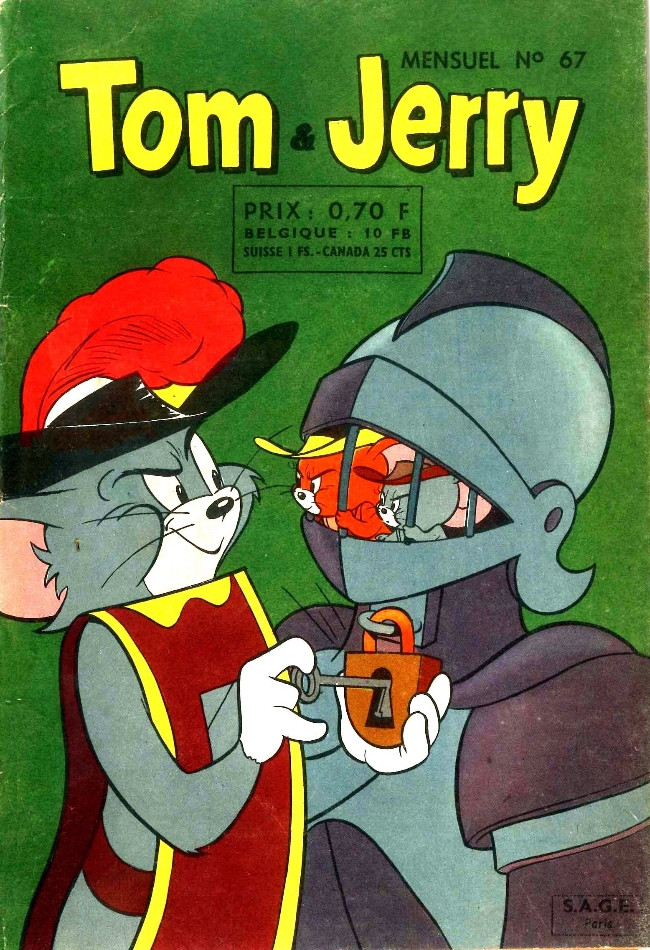 Couverture de Tom et Jerry (Puis Tom & Jerry) (2e Série - Sage) -67- L'imprévisible champion!