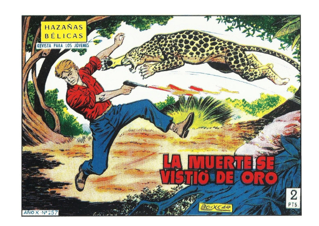 Couverture de Hazañas bélicas (Vol.03 - 1950) -257- La muerte se vistió de oro