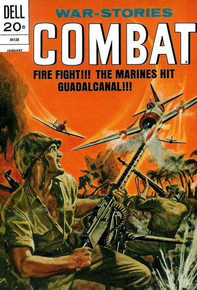 Couverture de Combat (1961) -38- Fire Fight!!! The Marines Hit Guadalcanal!!!