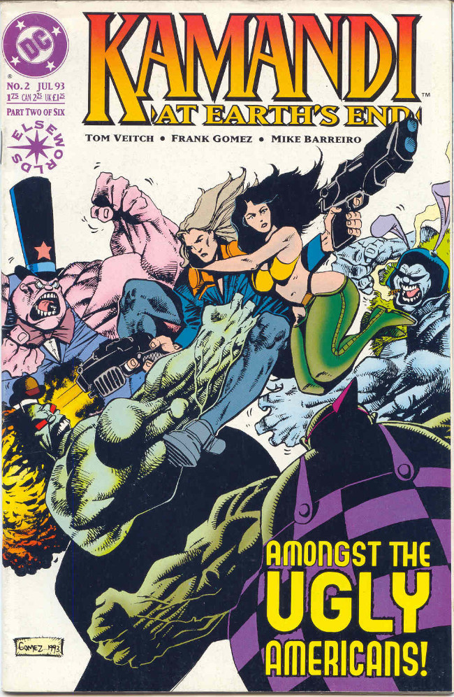 Couverture de Kamandi: At Earth's End (1993) -2- Amongst the Ugly Americans!