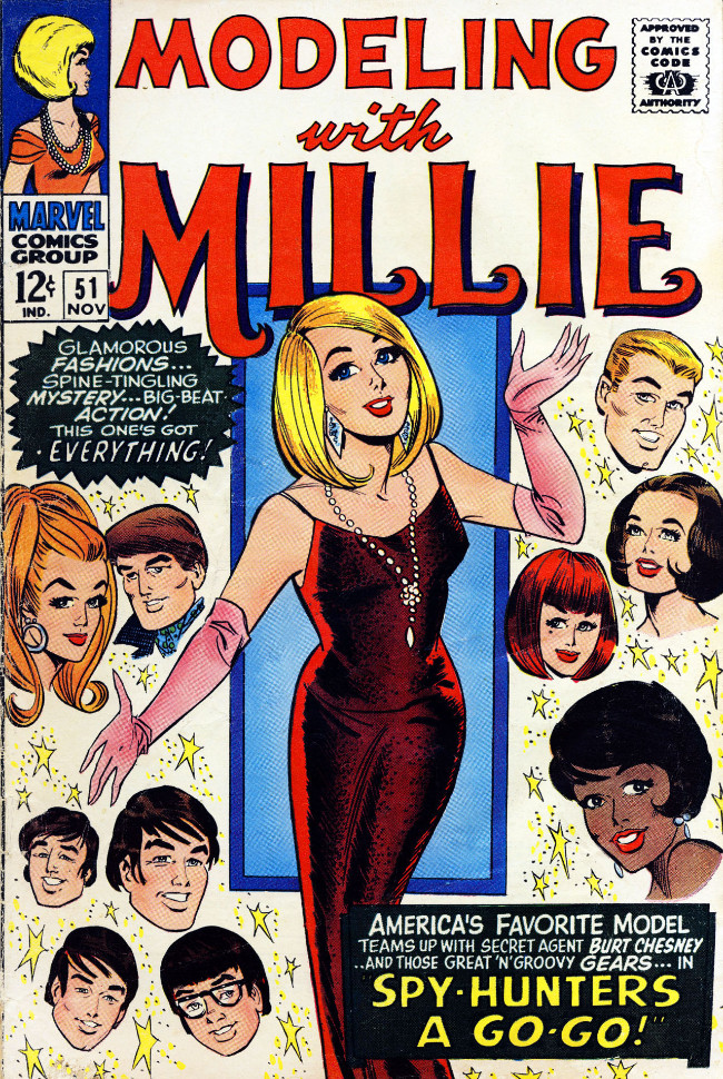 Couverture de Modeling with Millie (1963) -51- Spy-Hunters a Go-Go!
