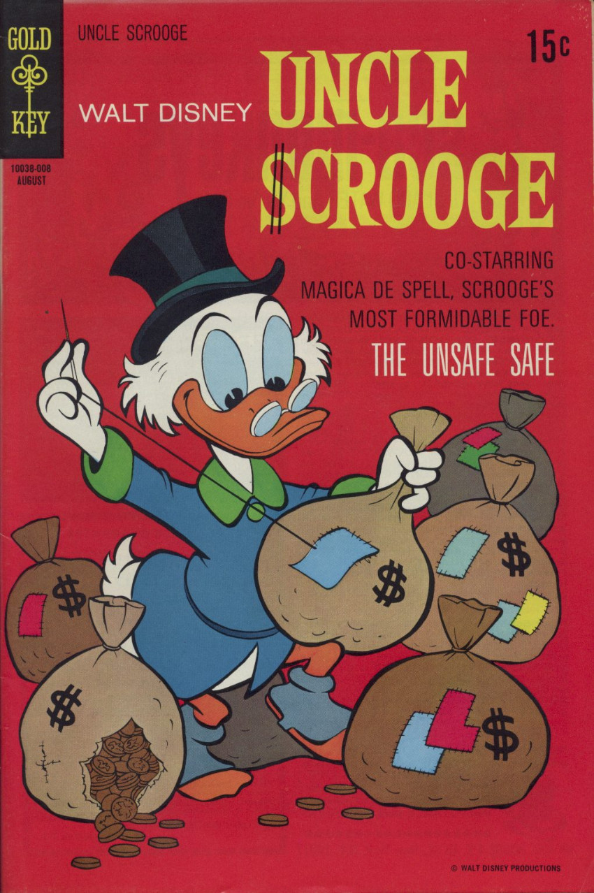 Couverture de Uncle $crooge (2) (Gold Key - 1963) -88- The Unsafe Safe