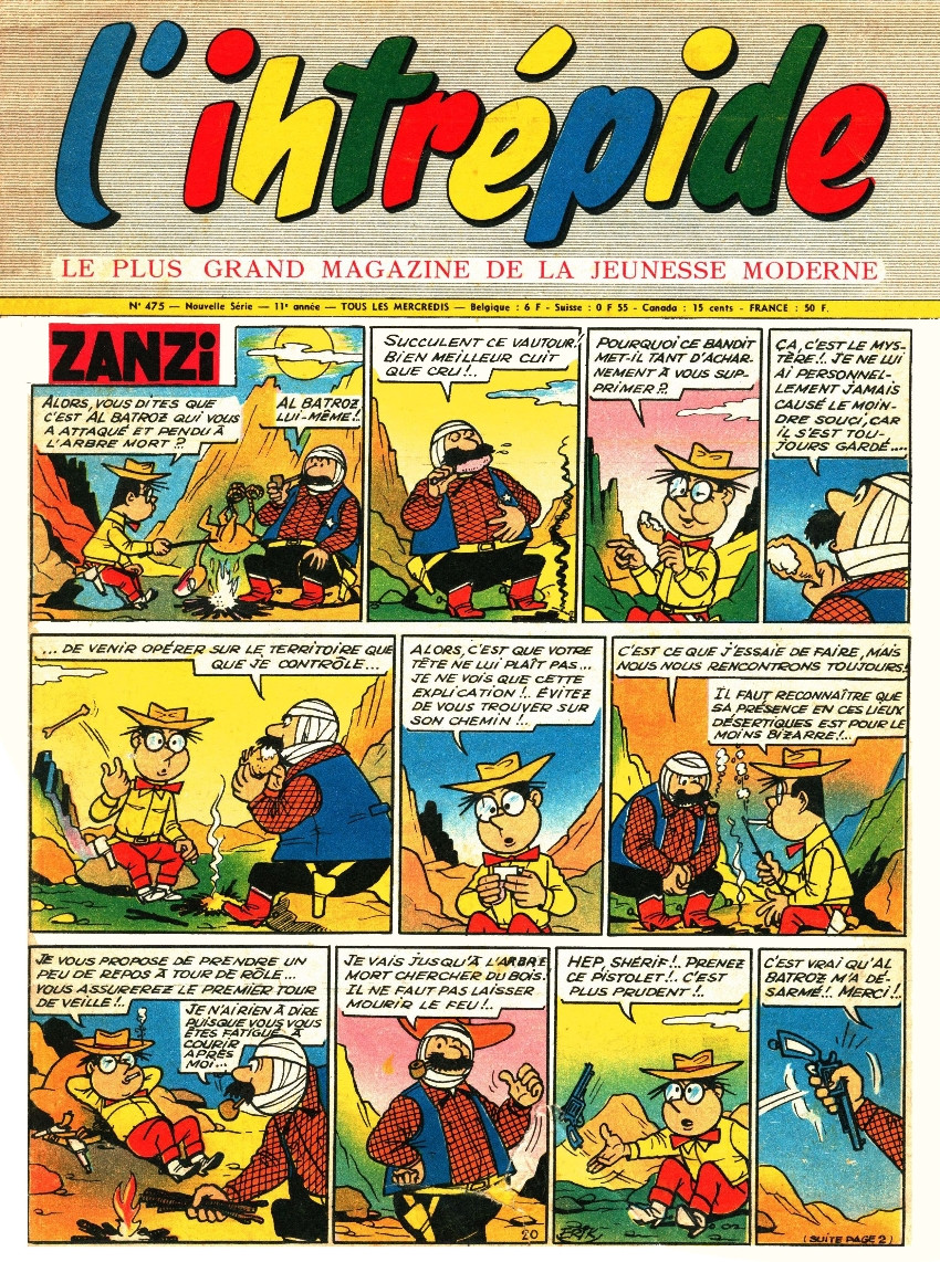 Couverture de L'intrépide (3e série) -475- Numéro 475