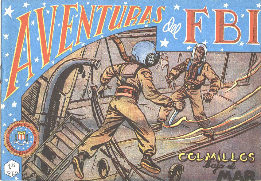 Couverture de Aventuras del FBI Vol.1 -63- Colmillos bajo el mar