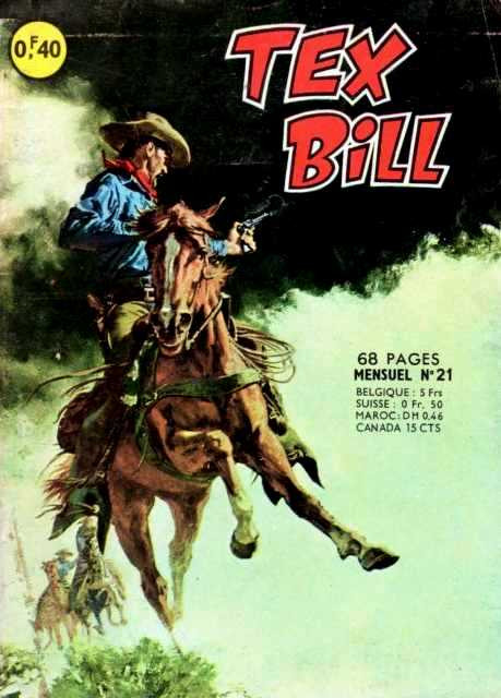 Couverture de Tex Bill (Arédit) -21- L'embuscade du Canyon Rouge