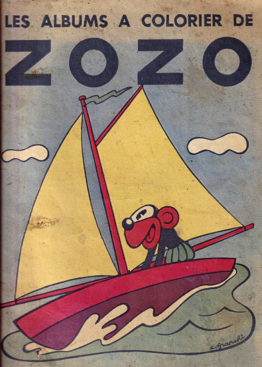 Couverture de Zozo (Franchi) -HS1- Les albums à colorier de Zozo