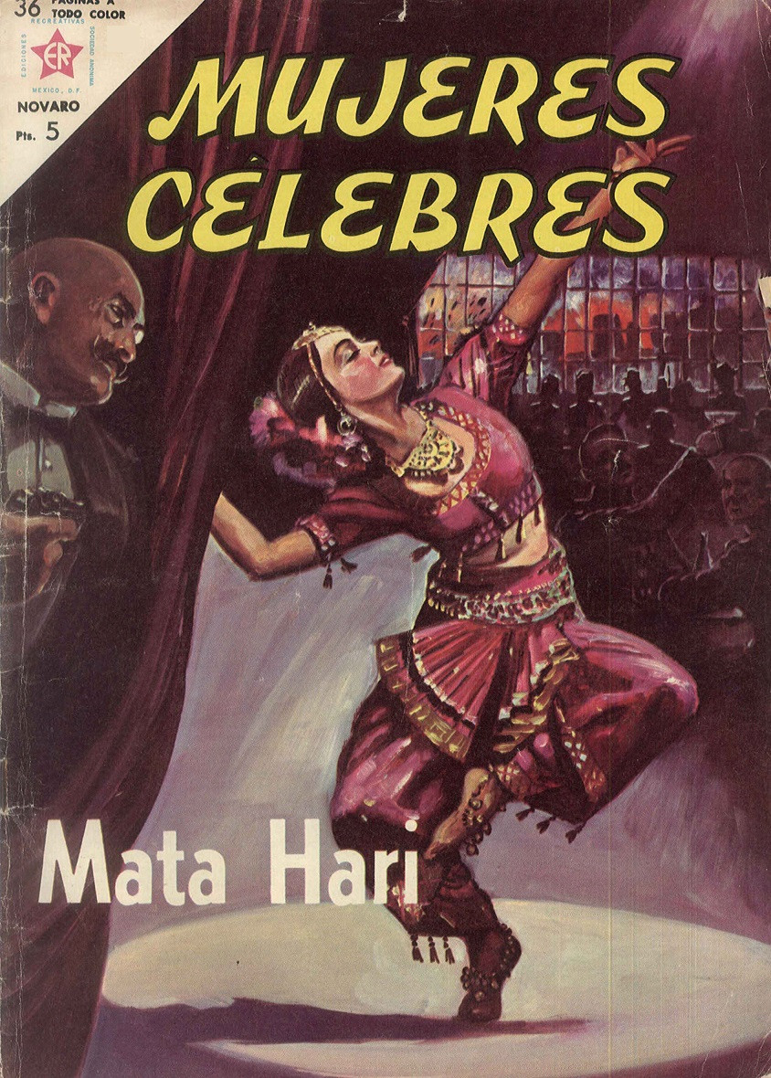 Couverture de Mujeres célebres (1961 - Editorial Novaro) -29- Mata Hari