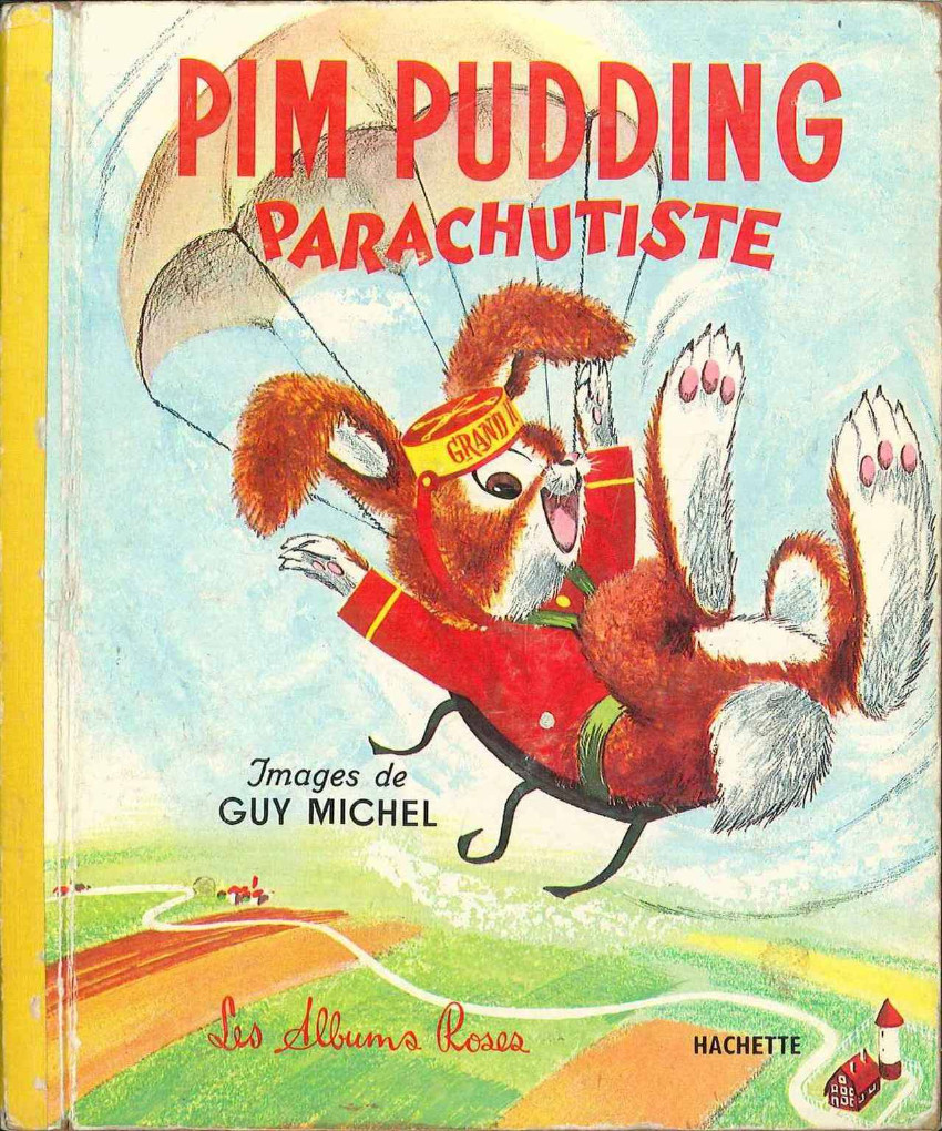 Couverture de Les Albums Roses (Hachette) -202- Pim Pudding parachutiste