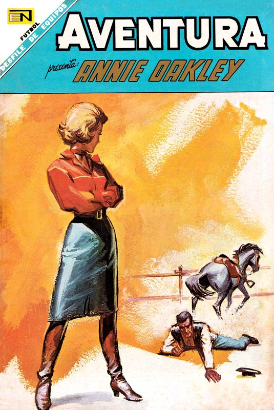 Couverture de Aventura (1954 - Sea/Novaro) -533- Annie Oakley