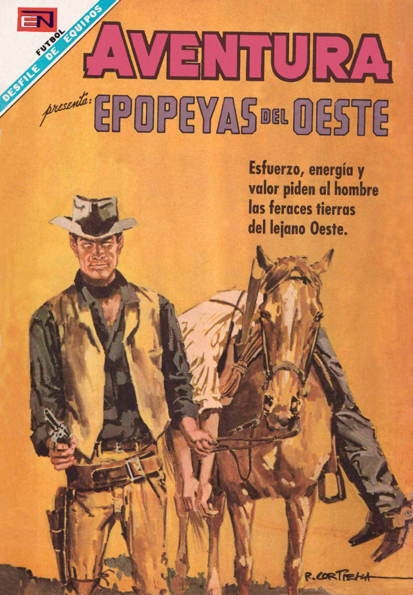 Couverture de Aventura (1954 - Sea/Novaro) -554- Epopeyas del Oeste