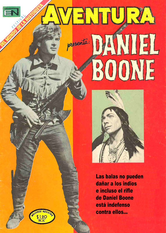 Couverture de Aventura (1954 - Sea/Novaro) -605- Daniel Boone