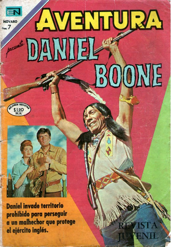 Couverture de Aventura (1954 - Sea/Novaro) -645- Daniel Boone
