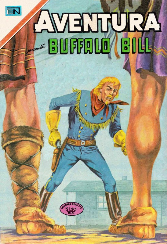 Couverture de Aventura (1954 - Sea/Novaro) -654- Buffalo Bill
