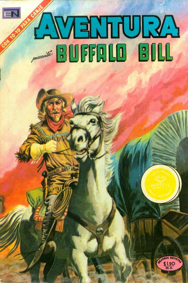 Couverture de Aventura (1954 - Sea/Novaro) -678- Buffalo Bill