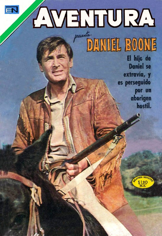 Couverture de Aventura (1954 - Sea/Novaro) -703- Daniel Boone