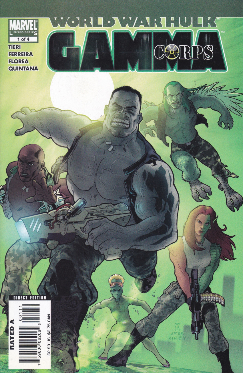 Couverture de World War Hulk: Gamma Corps (2007) -1- Issue #1
