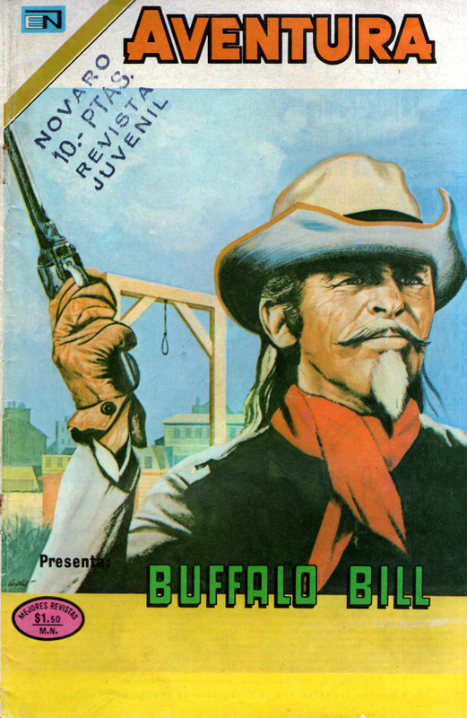 Couverture de Aventura (1954 - Sea/Novaro) -823- Buffalo Bill